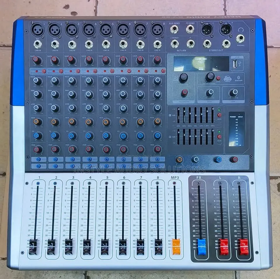 8 Channels Pro Powered Mixer Usb/Bluetooth 1500w Pay on Delivery