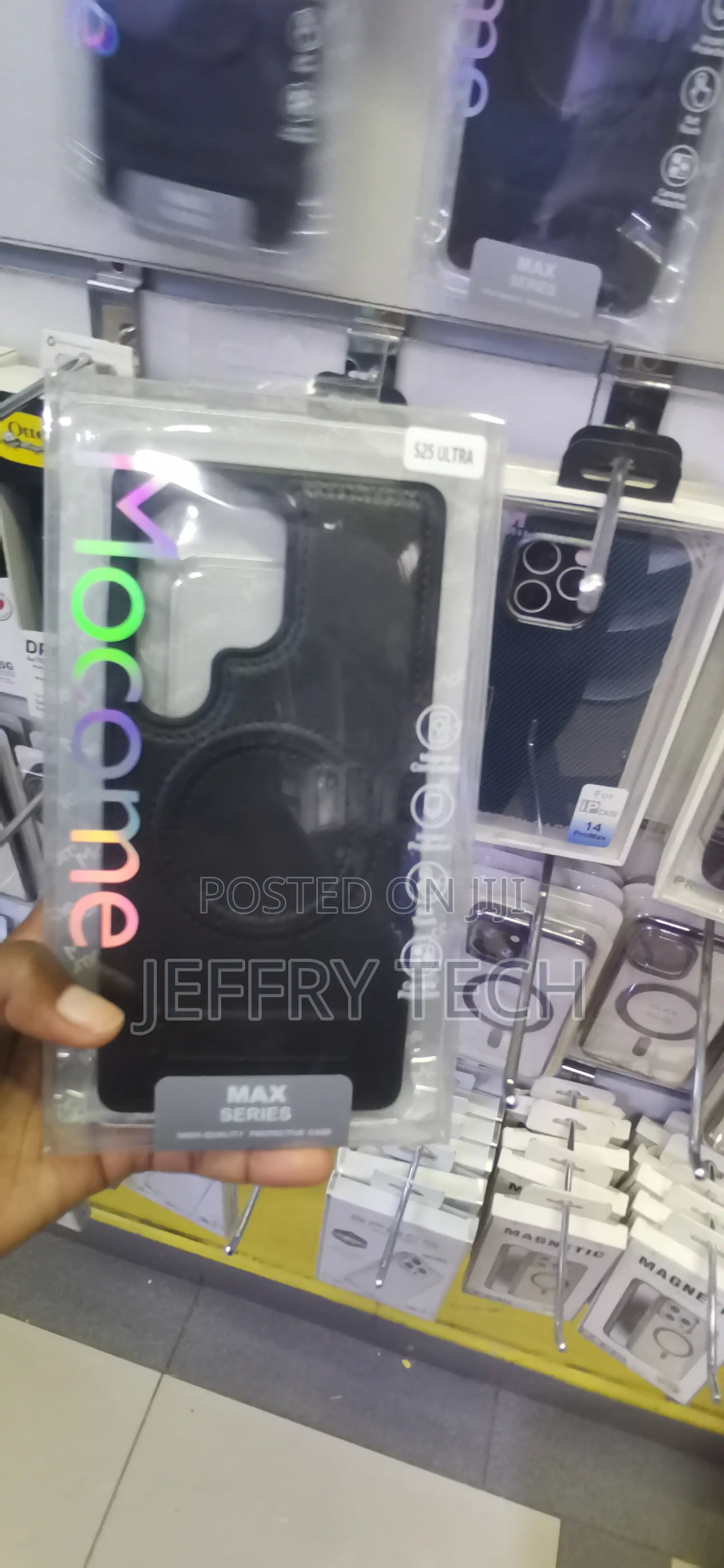 Samsung Galaxy S25 Ultra,Leather Magsafe Invisible Stand Case