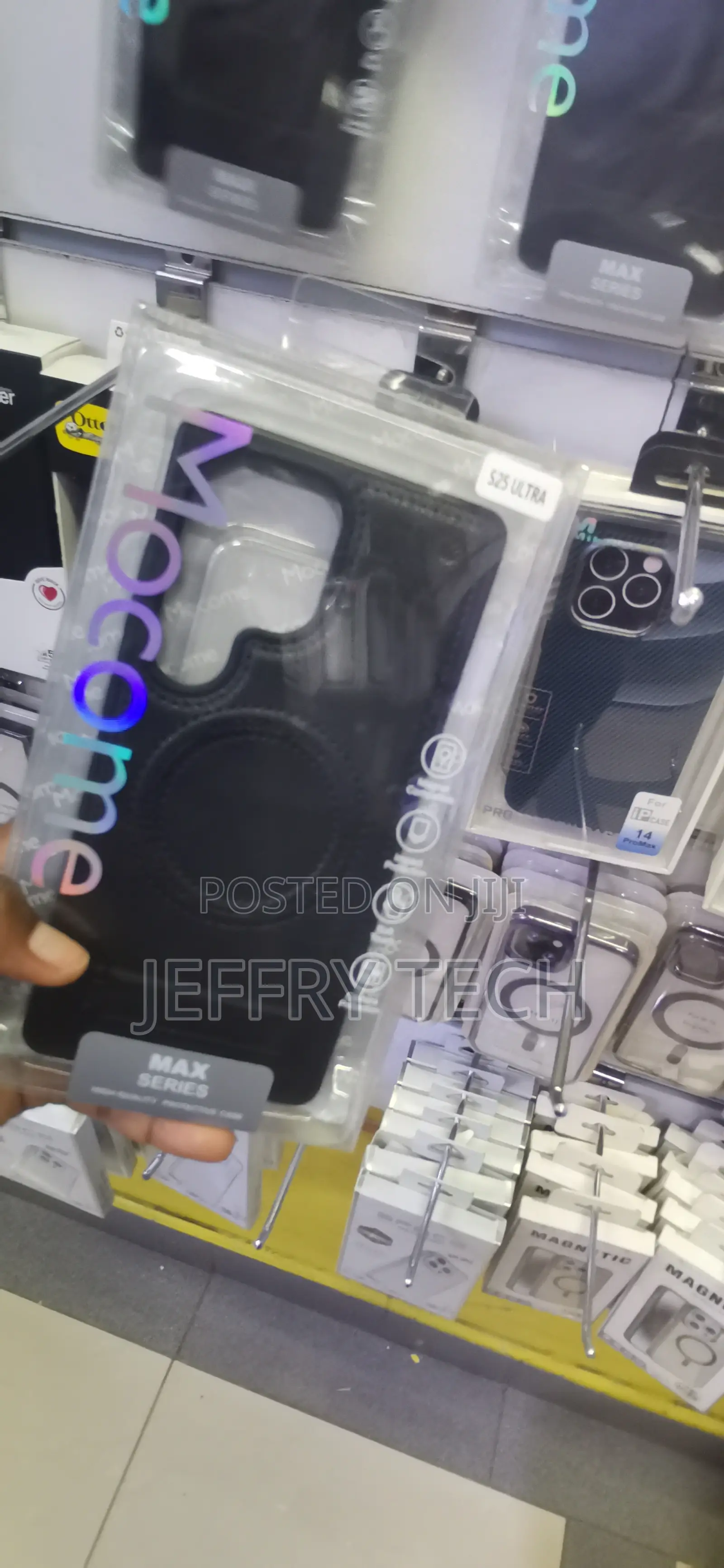 Samsung Galaxy S25 Ultra,Leather Magsafe Invisible Stand Case