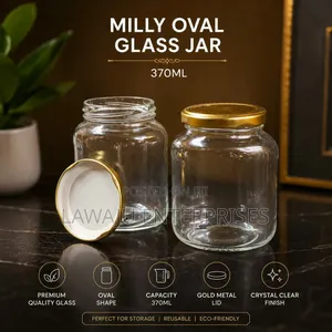 Oval Glass Jar