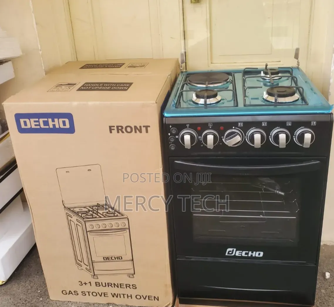 Decho 50x55cm 3+1 Standing Cooker With Electric Oven