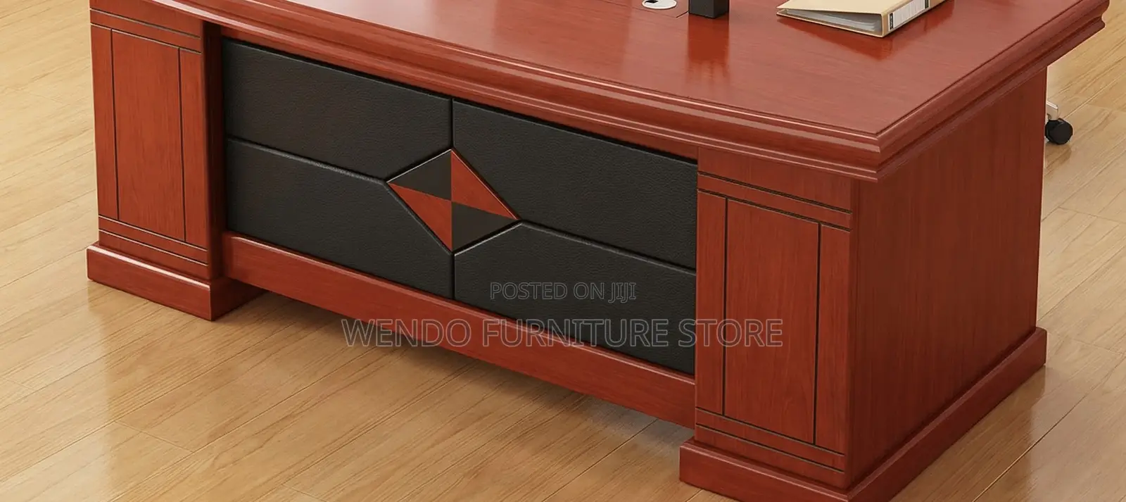 Office Desk; 1.6 Metes Mahogany Executive Office Managers Desks
