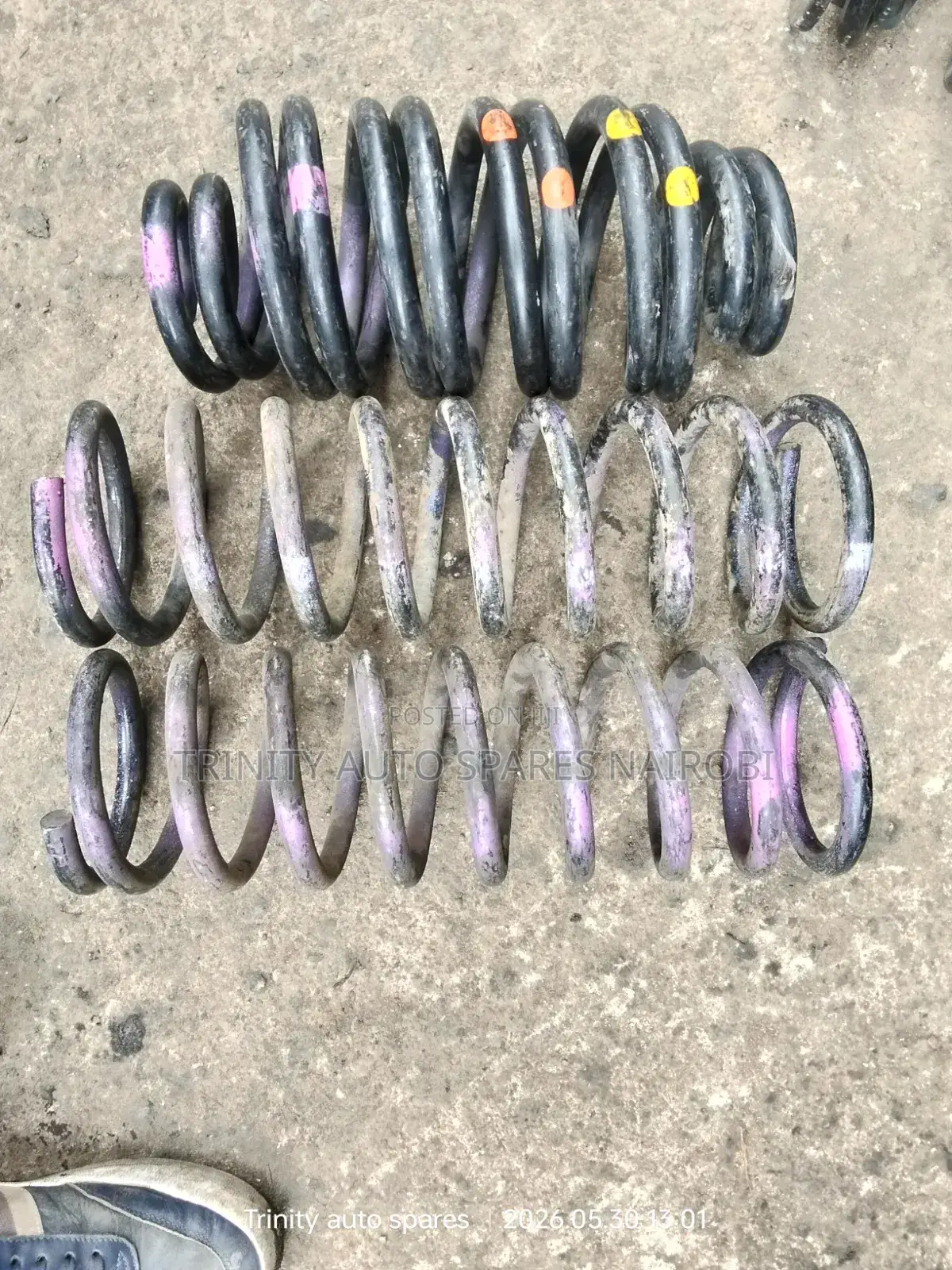 Original Ex Japan Mitsubishi Lancer Front and Rear Heavy Duty Coils