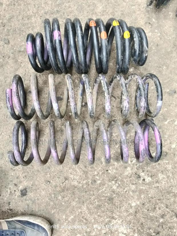Original Ex Japan Mitsubishi Lancer Front and Rear Heavy Duty Coils - main view