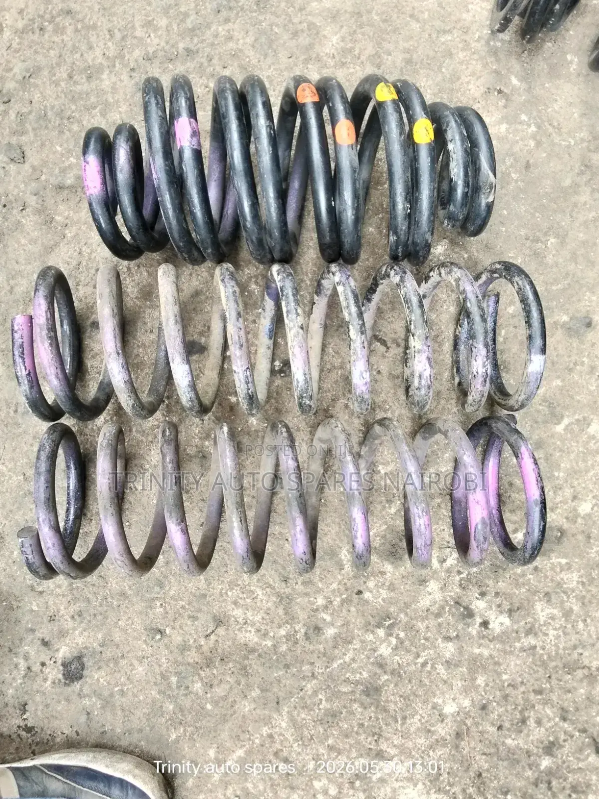 Original Ex Japan Mitsubishi Lancer Front and Rear Heavy Duty Coils