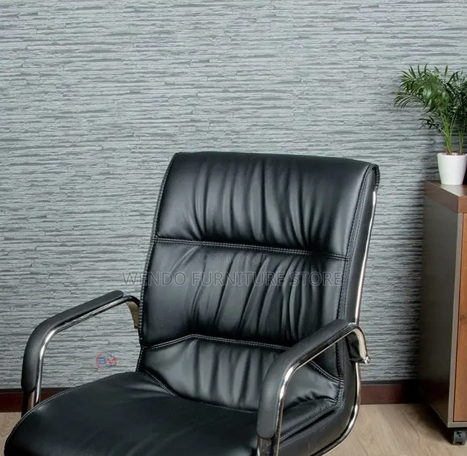 Office Chairs; Leather Office Seats With Mid Backrest