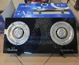 2 Burner Gas Glass Cooker