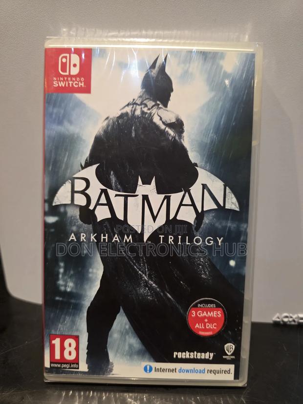 Nintendo Switch Batman Arkham Trilogy (3 Games + DLC