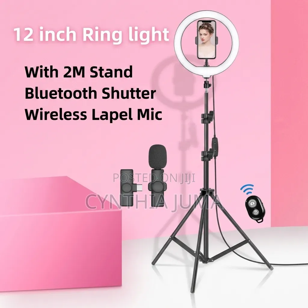 12 Inch Ring Light With Stand
