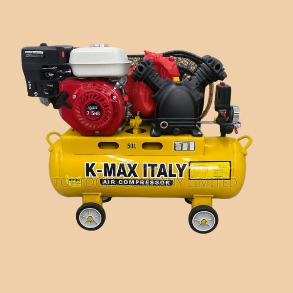 Kmax Aircompressor 50ltrs, Petrol Driven With 7.5hp Engine
