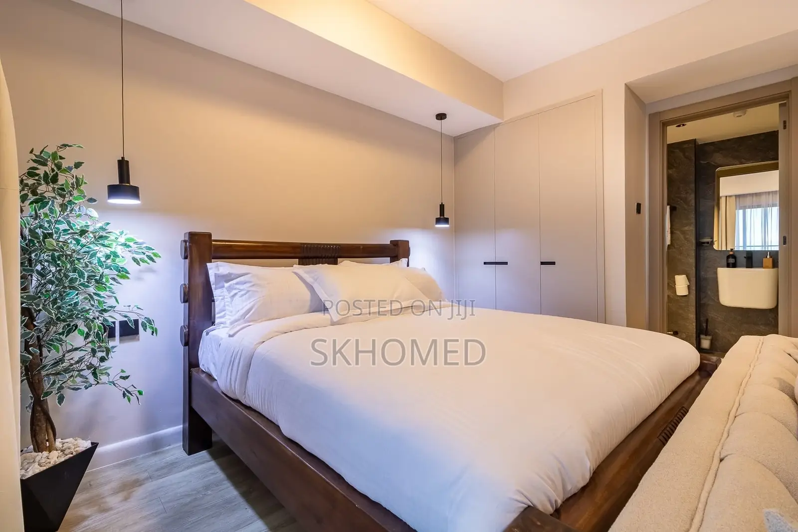 A Modern Airbnb Studio With a Skyline View