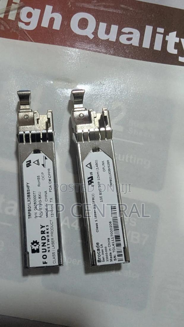 Brocade/Foundry E1mg-BXD/U-10 Microtik Compatible 1g-Bx SFP Pair - thumbnail 3