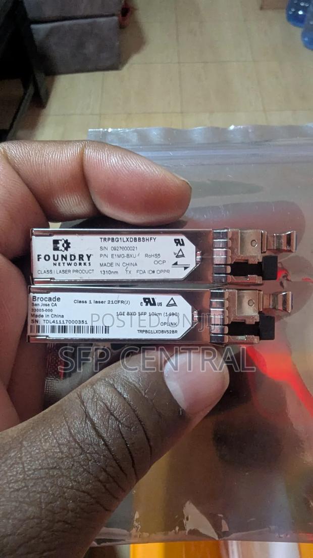 Brocade/Foundry E1mg-BXD/U-10 Microtik Compatible 1g-Bx SFP Pair - thumbnail 6