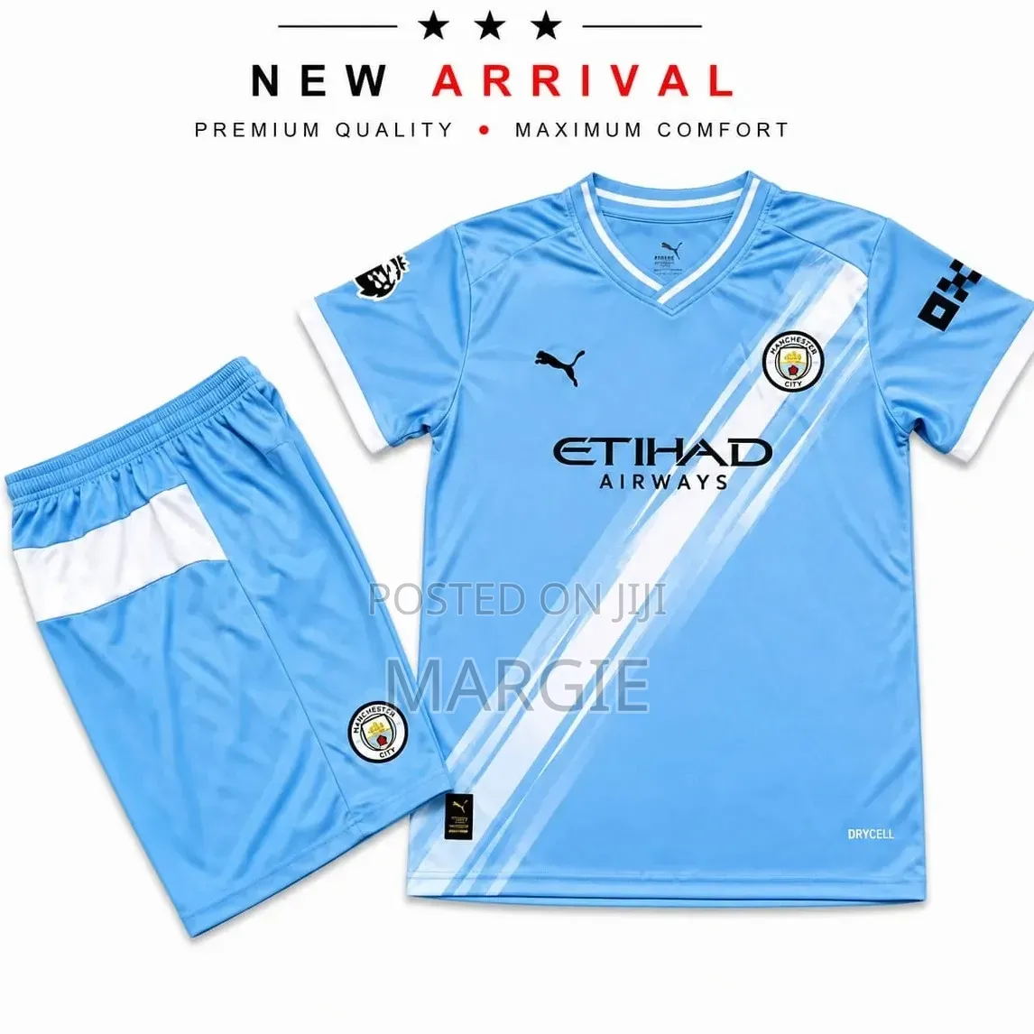 Manchester City Home Kids Jersey