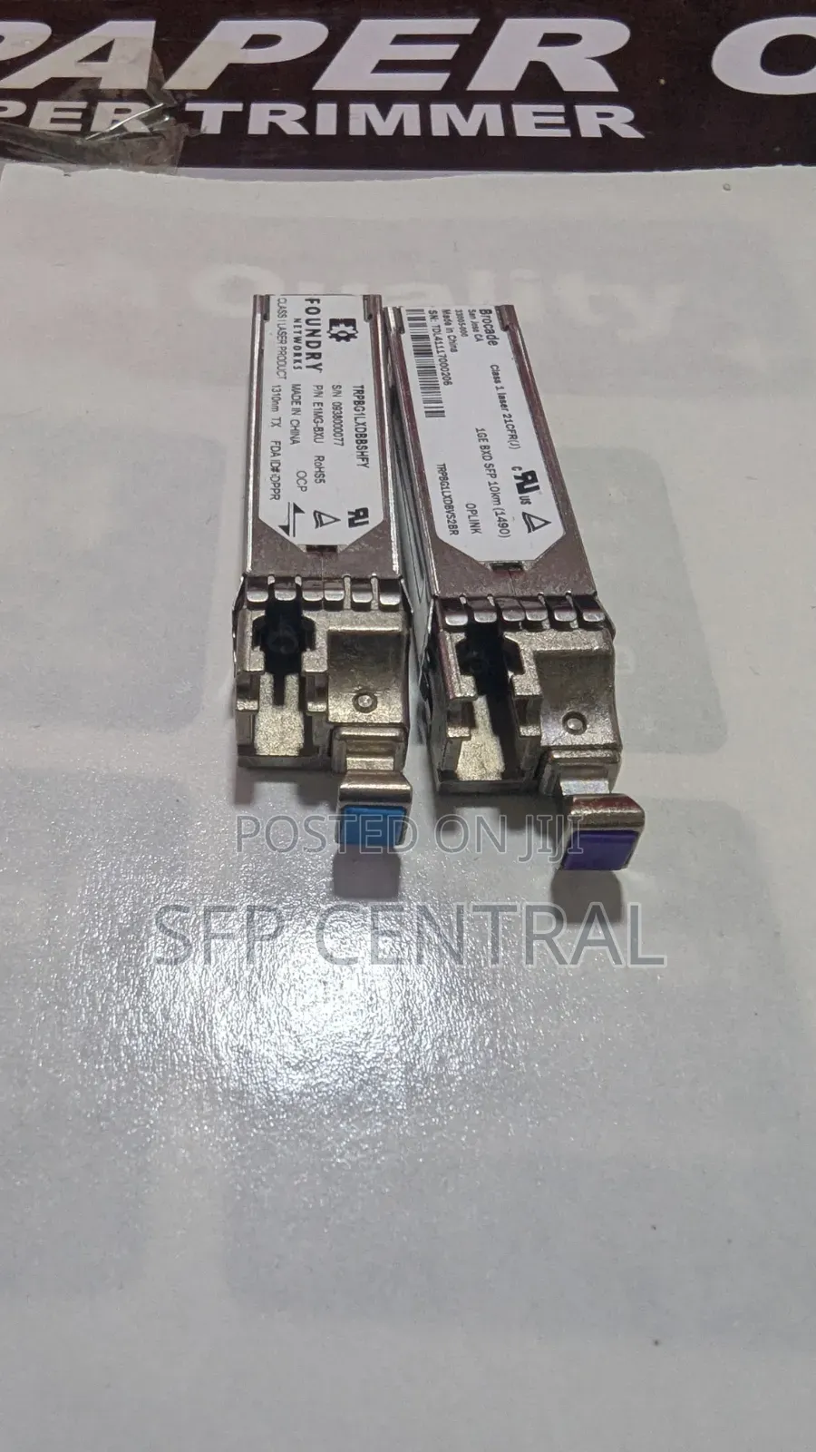 Brocade/Foundry E1mg-BXD/U-10 Microtik Compatible 1g-Bx SFP Pair