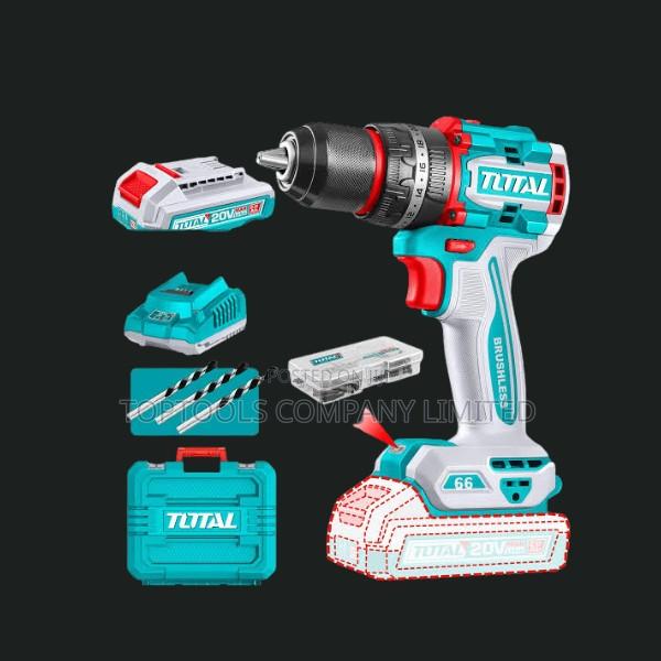 Total Compact Drill Brushless With 2batteries