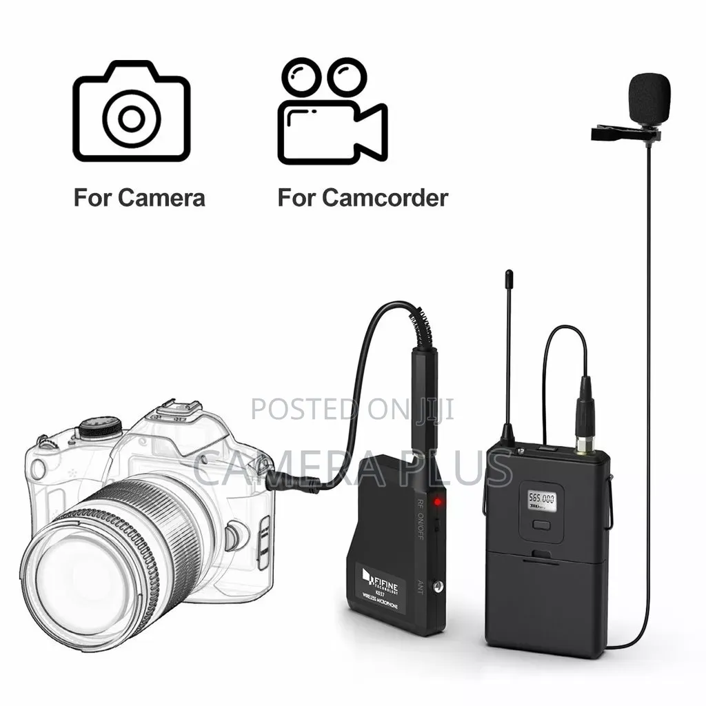 Fifine Profesional Wireless Camera Microphone