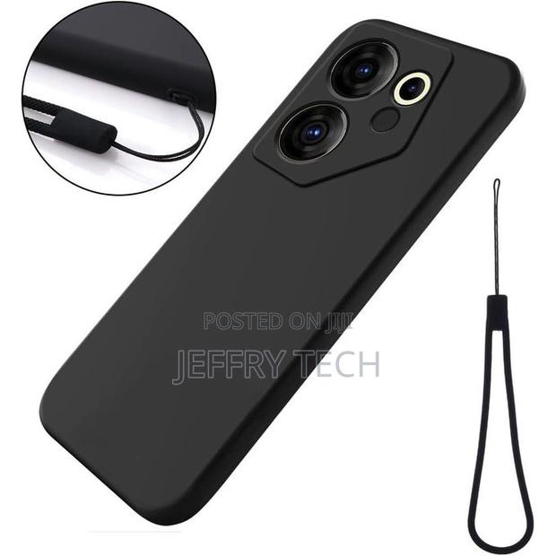 Soft Flexible Silicone Case for Infinix Hot 50 Pro+, Shockproof Anti-S
