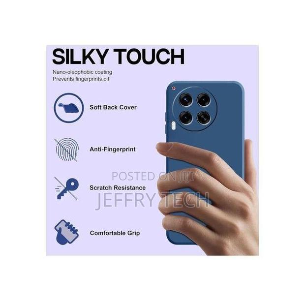 Soft Flexible Silicone Case for Infinix Hot 8, Shockproof Anti-Scratch - thumbnail 2