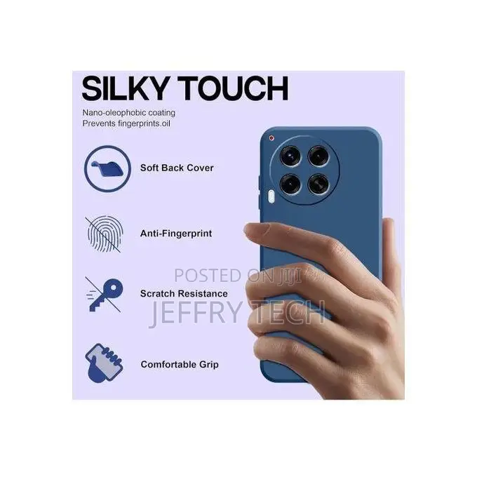 Soft Flexible Silicone Case for Infinix Hot 8, Shockproof Anti-Scratch