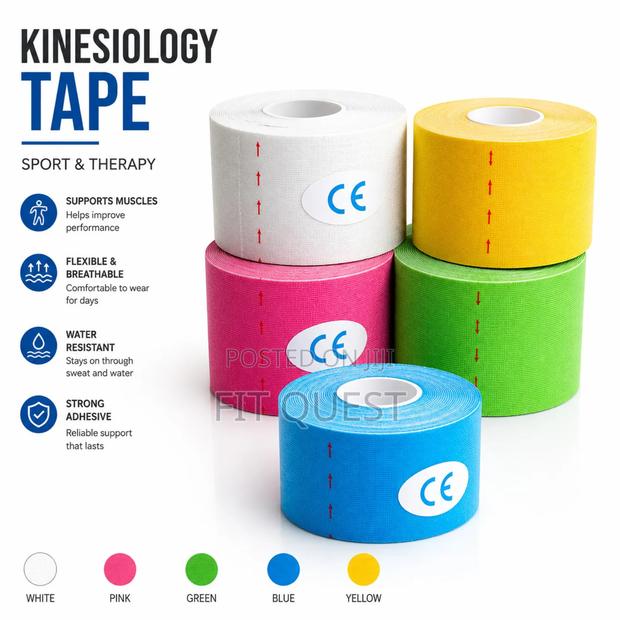 Kinesiology Sports Therapy Tape Muscle Support Waterproof Elastic Tape