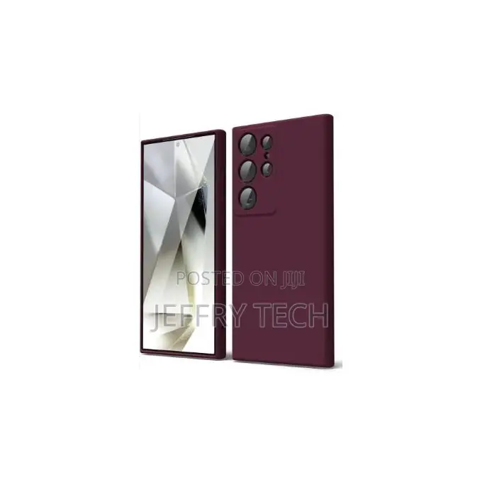 Soft Flexible Silicone Case for Samsung Galaxy S24 Ultra, Shockproof