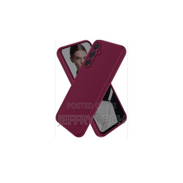 Soft Silicone Case for Samsung Galaxy A16 - Shockproof, Fit, Burgundy - thumbnail 2