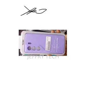 Tecno Camon 40 Pro Silicone Case - Shockproof, Slim Fit, Purple