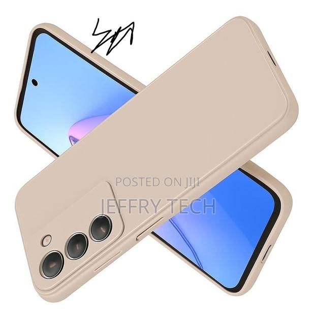 Soft Flexible Silicone Case for Vivo V30 Lite, Shockproof (Beige) - thumbnail 2