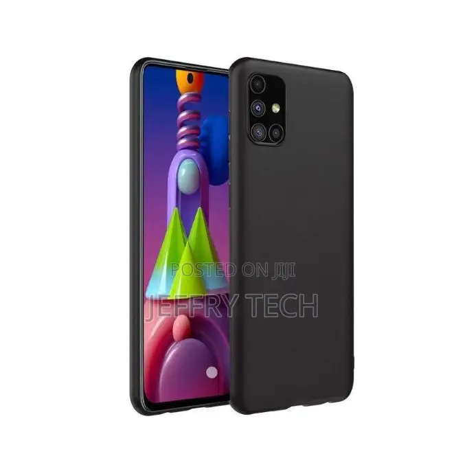 Samsung Galaxy M51, Anti-Scratch Slim Tpu Protective Back Cover (Blac