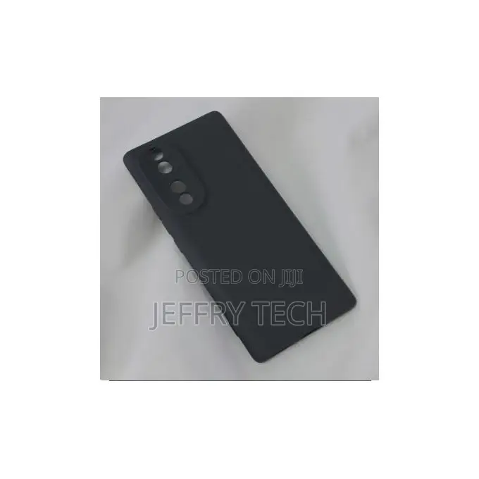 Soft Silicone Back Cover for Honor 70 – Black