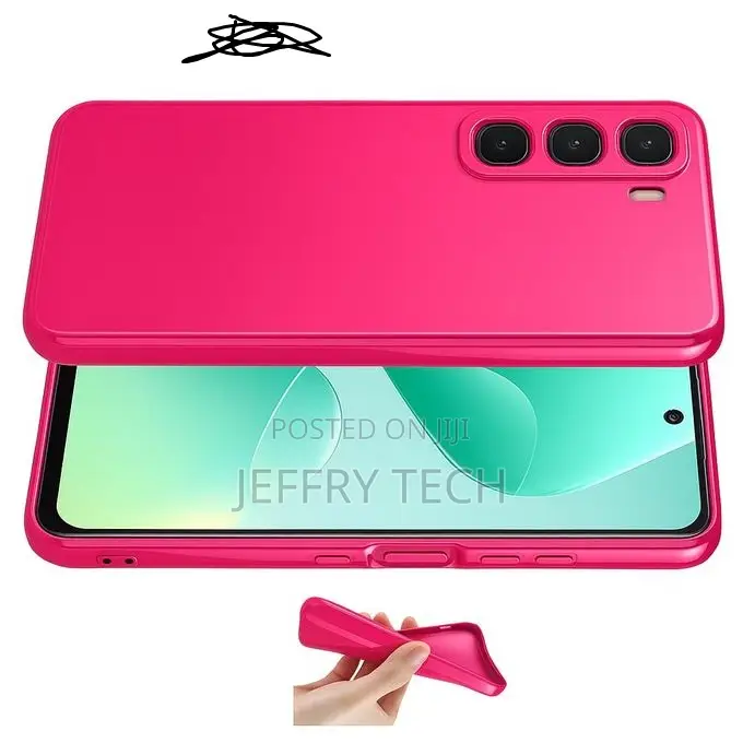 Infinix Hot 60i, Shockproof Anti-Scratch Slim Tpu Protective Back Co