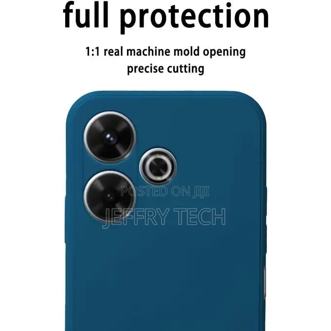 Soft Flexible Silicone Case for Oppo A3x, Shockproof Anti-Scratch (Pur