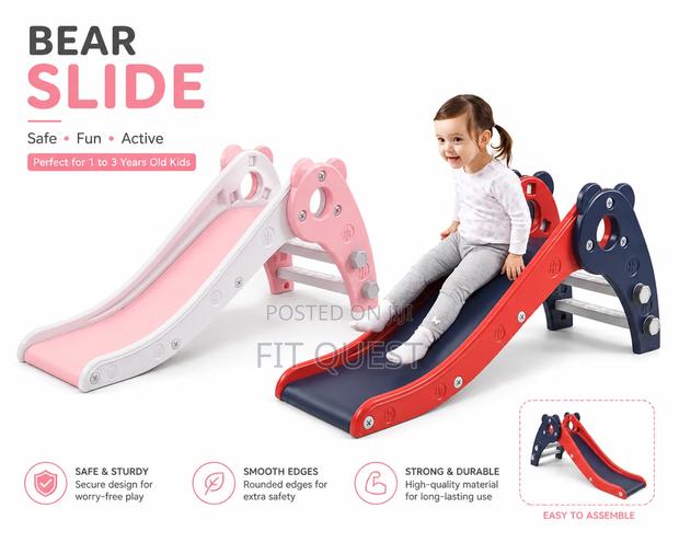 Kids Bear Slide Toddler Indoor Outdoor Play Slide Age 1 to 3 Years