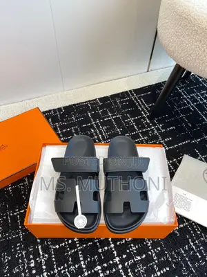 High End Boxed Hermes Slide (Size 40-46)