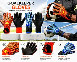 Goalkeeper Football Gloves Anti Slip Latex Grip Training Match Gloves
