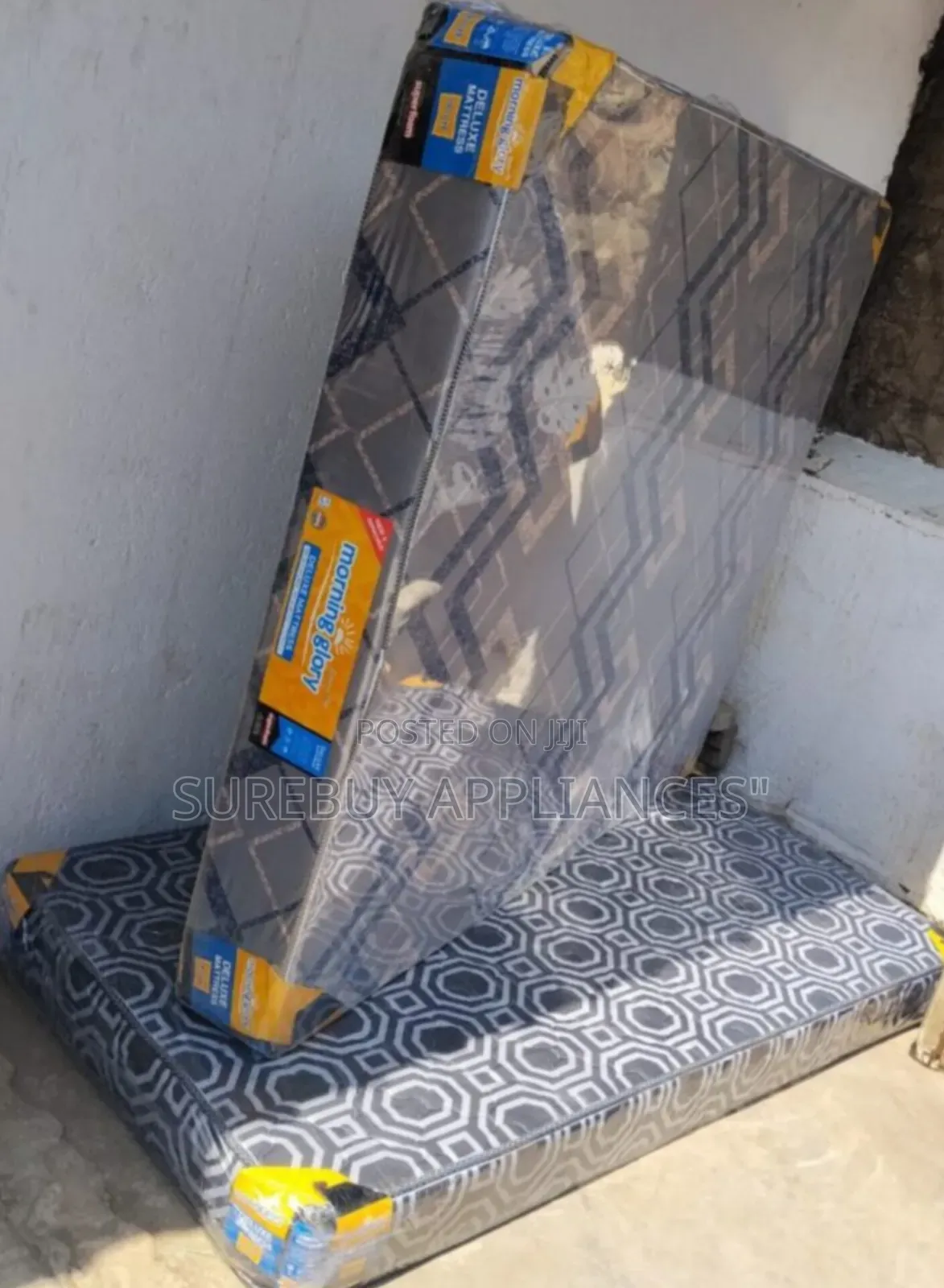 5by6 8 Inches Medium Density Plain Mattress