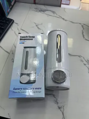 Wall-Mounted, Manual Touch Soap Dispense
