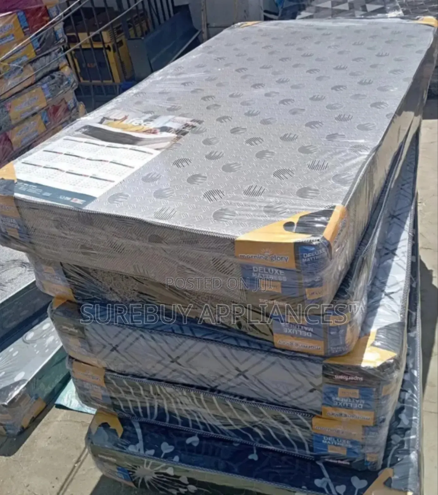 Mattress 6×6 8inches Plain