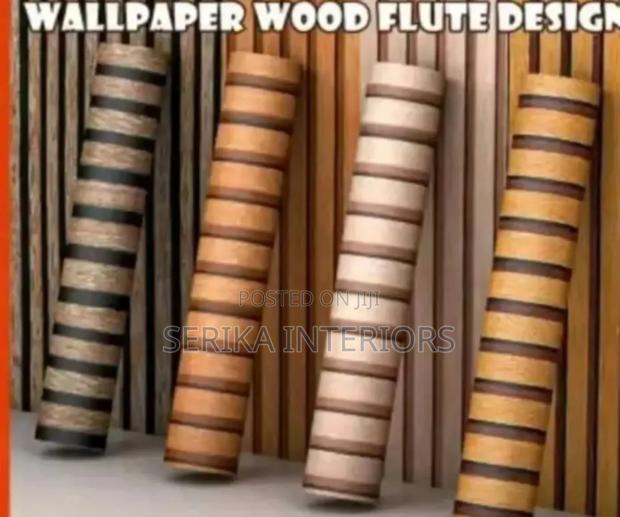 Wood Fluted Wallpapers Wallpapers Environmental Friendly Robertson's