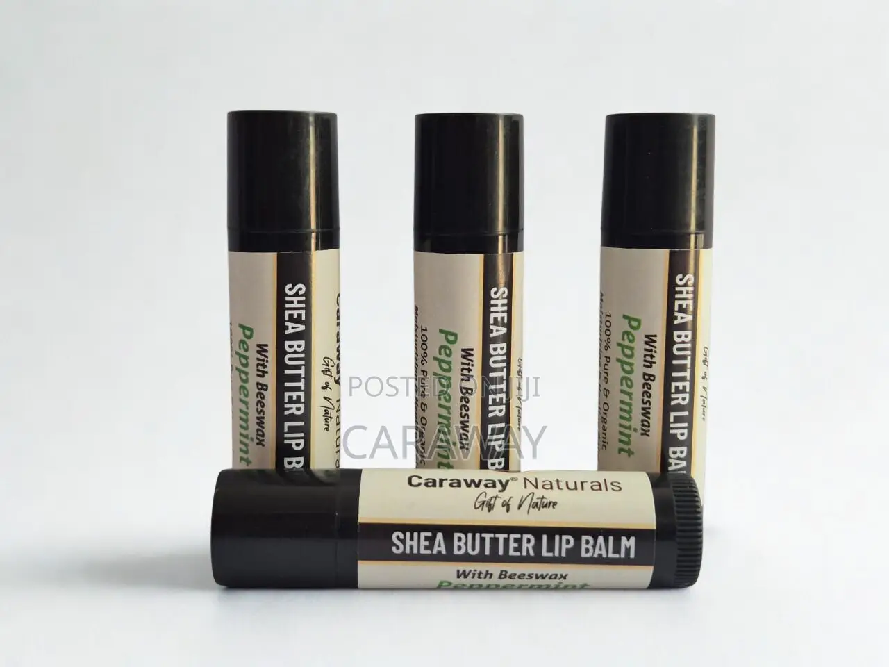 Shea Butter Lip Balm - All Natural Ingredients 2pcs