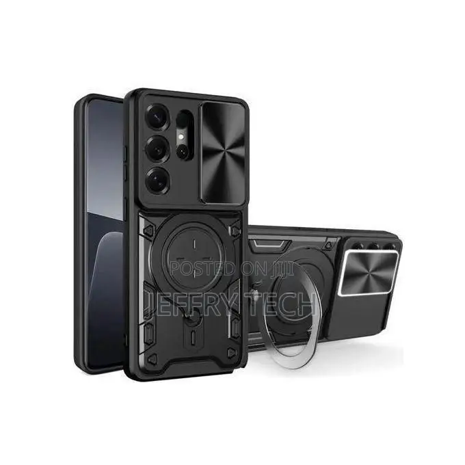 Tecno Camon 50 Black Hard Cover, Tpu Bumper Protective Camera Protecti