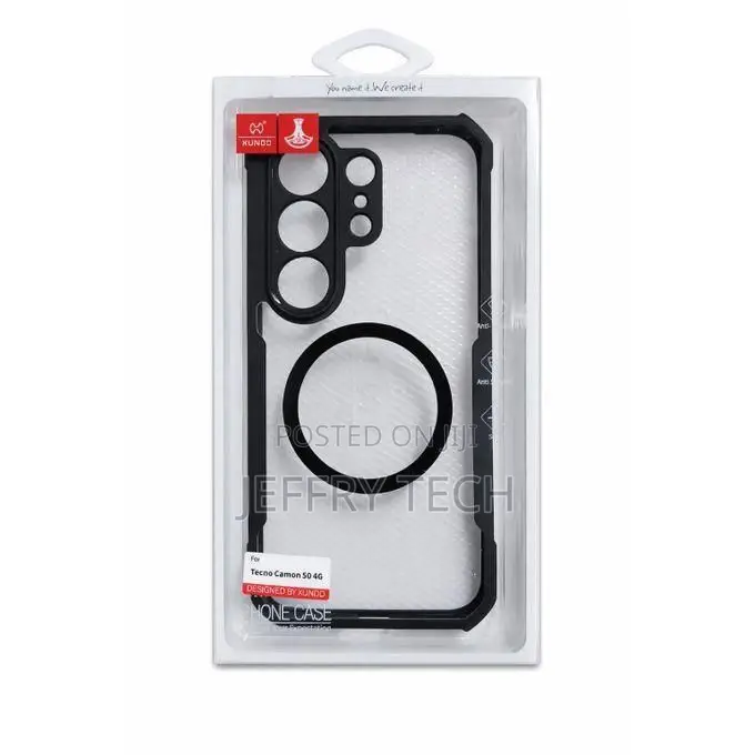 Magnetic Armor Clear Case for Tecno Camon 50 4g Camon 50 Pro Magsafe