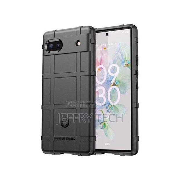 Pixel 6a Silicone Anti-Drop Matte Rubber Protective Cover - thumbnail 2