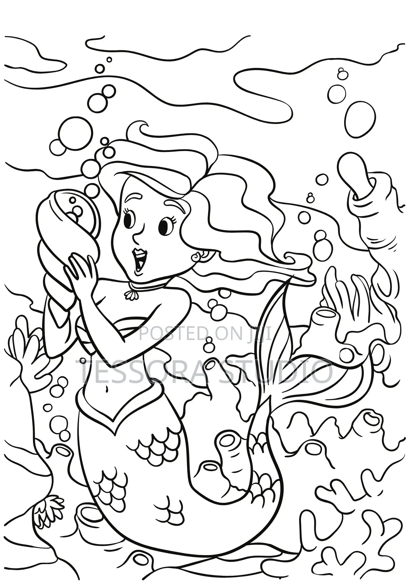 Ocean Sea Colour Book