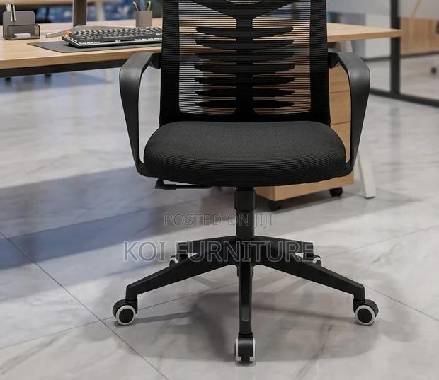 Office Chairs; High Backrest Office Chairs With Ergonomic Support - thumbnail 6