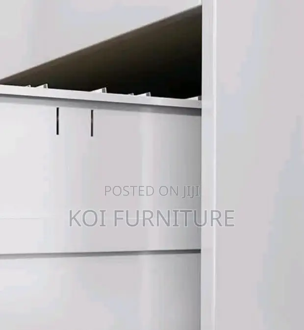 Office Cabinet; Lockable Steel With Four Lockable Drawers