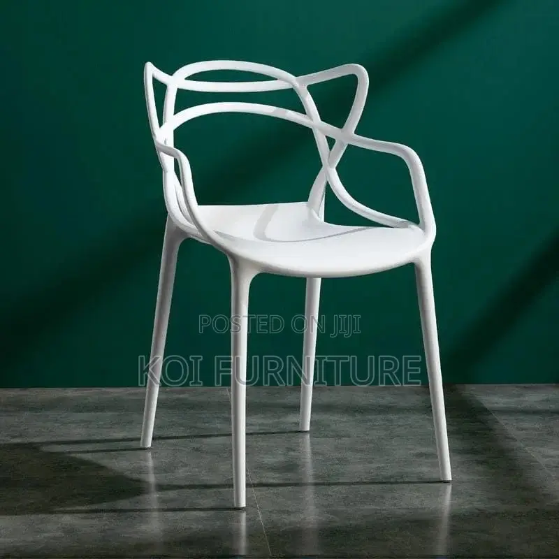 Dining Chairs; Heavy Plastic Dining and Outdoor Chairs