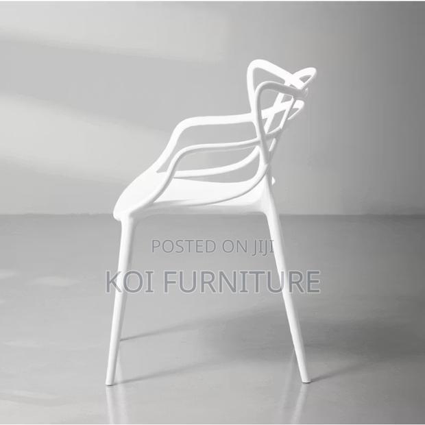 Dining Chairs; Heavy Plastic Dining and Outdoor Chairs - thumbnail 2