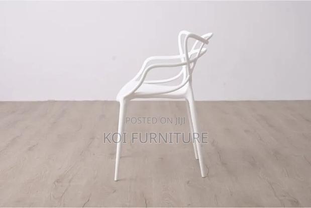 Dining Chairs; Heavy Plastic Dining and Outdoor Chairs - thumbnail 3